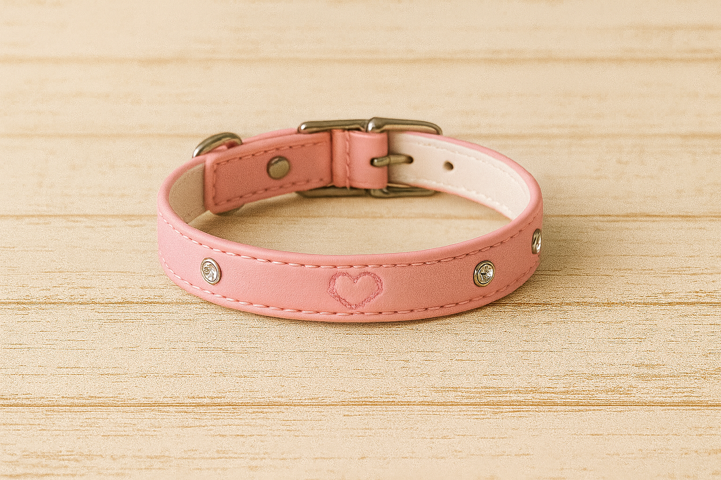 Collare Spring in azzurro e rosa