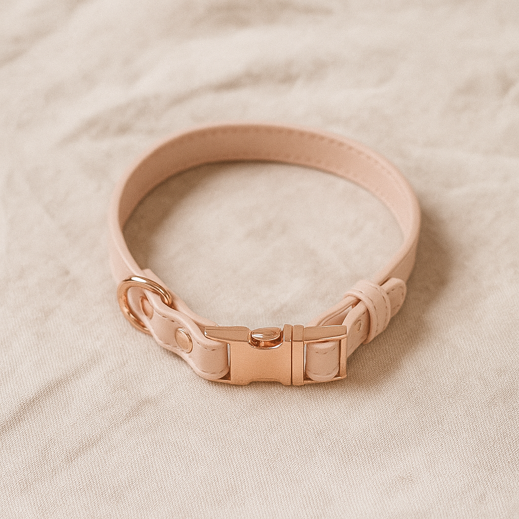 Collare London in marrone, rosa cipria e grigio