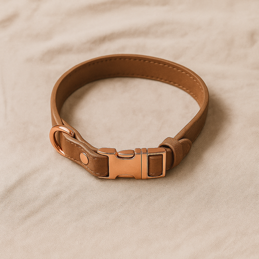 Collare London in marrone, rosa cipria e grigio