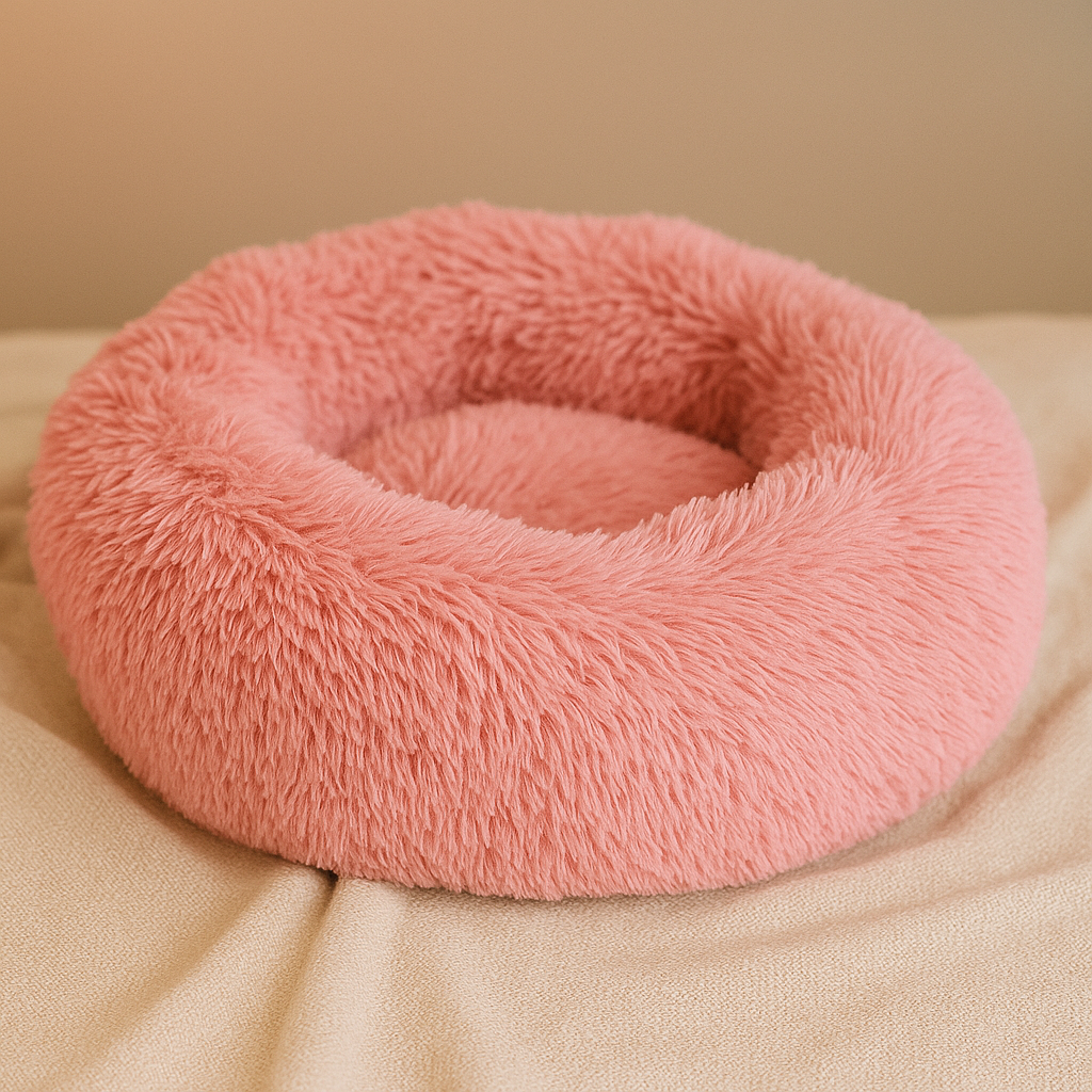 Cuccia Batuffolo in beige e rosa