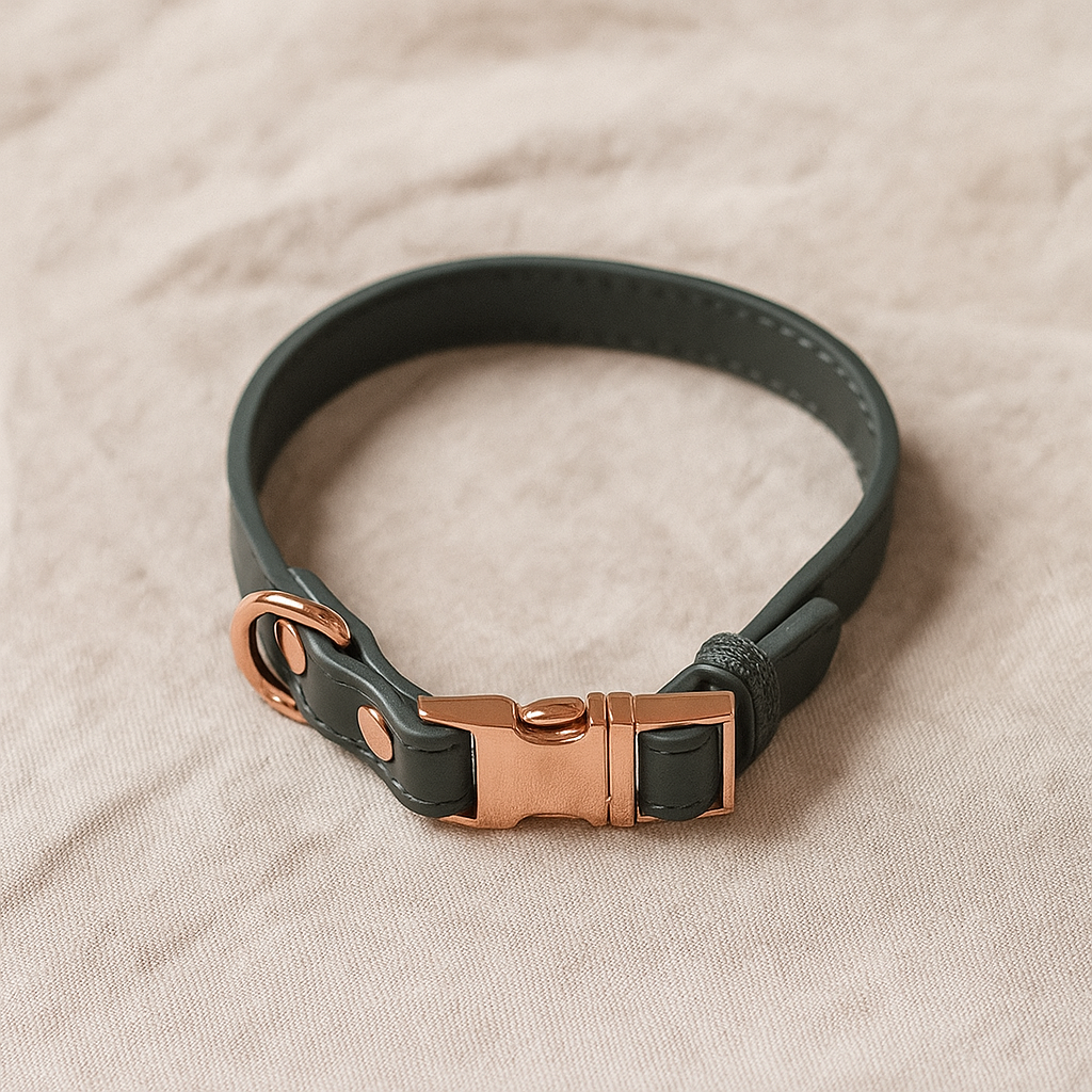 Collare London in marrone, rosa cipria e grigio