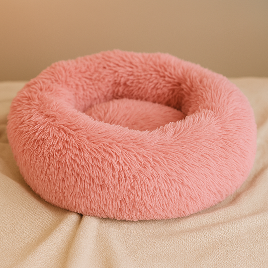 Cuccia Batuffolo in beige e rosa